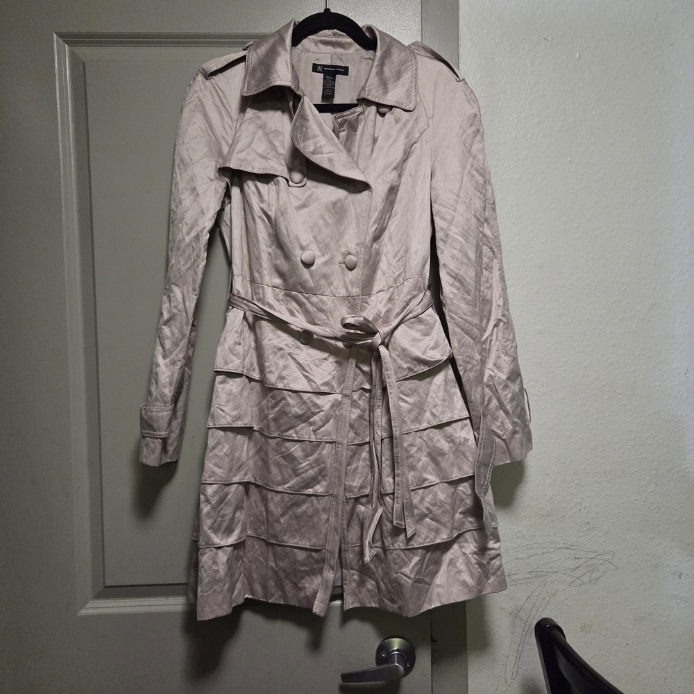 INC International Concepts Women's Trench Coat - Soft Beige